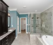 Luxury Master Bath in Chamblee Craftsman Home built by Atlanta Homebuilder Waterford Homes